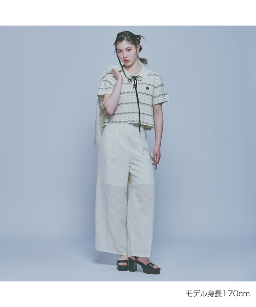MARY QUANT（マリークヮント） tシャツ 半袖 マリークワント ウェーブ