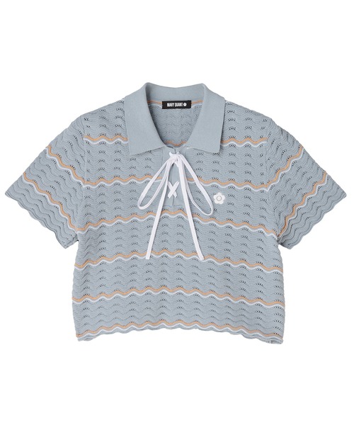 MARY QUANT（マリークヮント） tシャツ 半袖 マリークワント ウェーブ