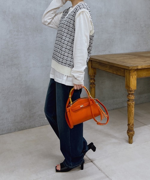 「un dix cors」 デニムパンツ M ネイビー レディース_画像6