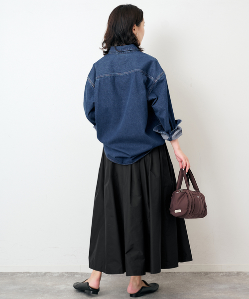 SLOBE IENA（スローブイエナ） スカート タフタフレアスカート
