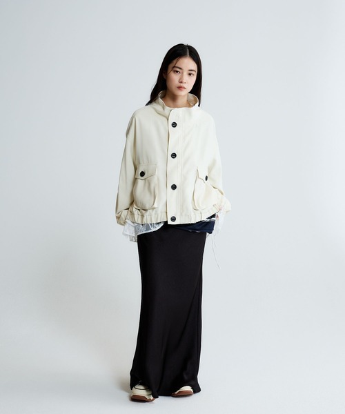 「JEANASIS」 ロングスカート MEDIUM パープル系その他 レディース_画像9