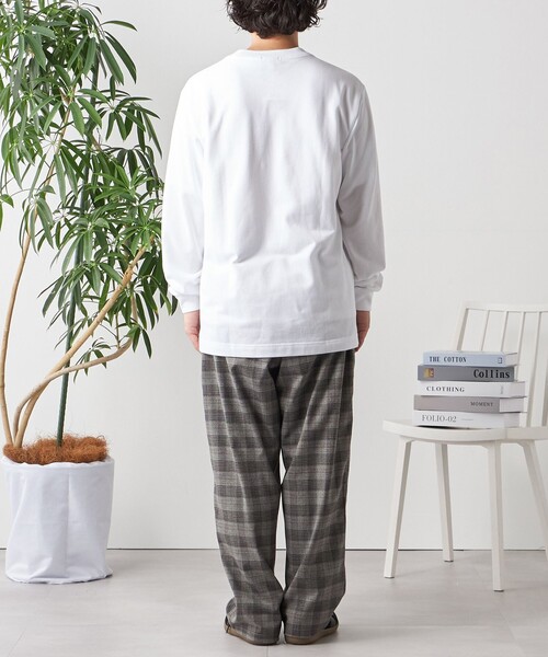 「LACOSTE」 長袖Tシャツ X-LARGE ネイビー メンズ_画像9