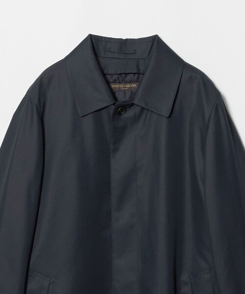 UNITED ARROWS 黒 ステンカラーコート UNITED ARROWS（ユナイテッドアローズ） ステンカラーコート コート