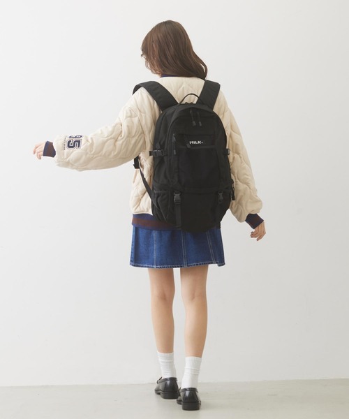 MILKFED. ブラックリュック32リットル surfboard-skate-jack_mi3s-03192048