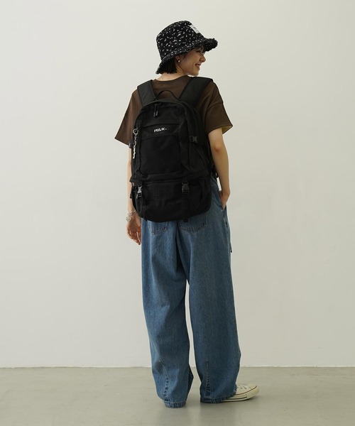ミルクフェド　MILKKFED. リュックパック　新品　大容量32L　専用 MILKFED. デイバック リュック 「32L」NEO EMBROIDERY BIG
