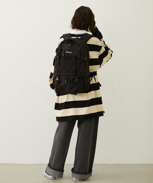 MILKFED. デイバック リュック 「32L」NEO EMBROIDERY BIG