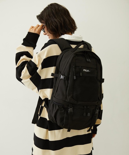 MILKFED. ブラックバックパック セール】afecta/GRAND CENTER BAG PACK(MF-32)（バックパック
