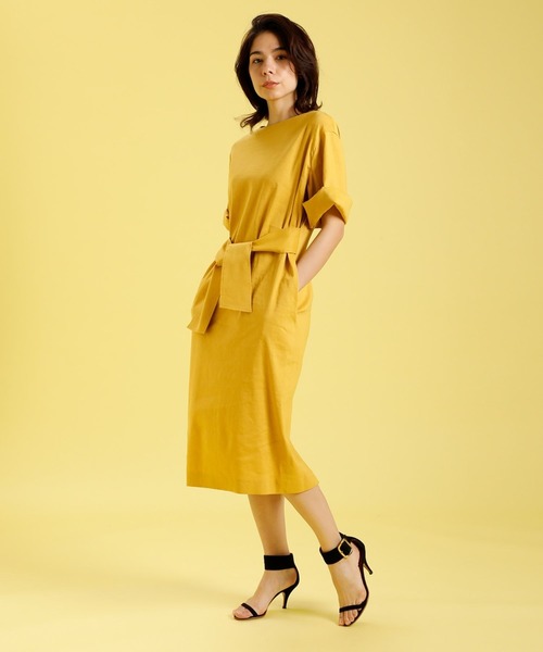 ワンピース リボンベルトワンピース Pontetorto Zozotown Paypayモール店 通販 Paypayモール