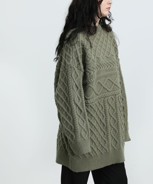 最安値新品 ニット 2021 AW ランダムケーブルオーバーニット ZOZOTOWN PayPayモール店 - 通販 - PayPayモール 定番即納