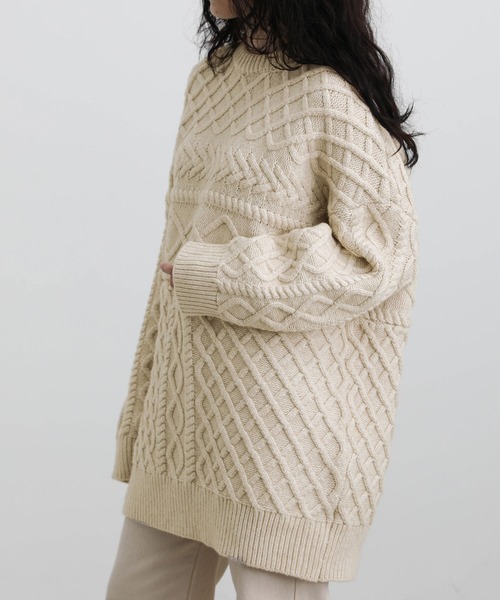 最安値新品 ニット 2021 AW ランダムケーブルオーバーニット ZOZOTOWN PayPayモール店 - 通販 - PayPayモール 定番即納