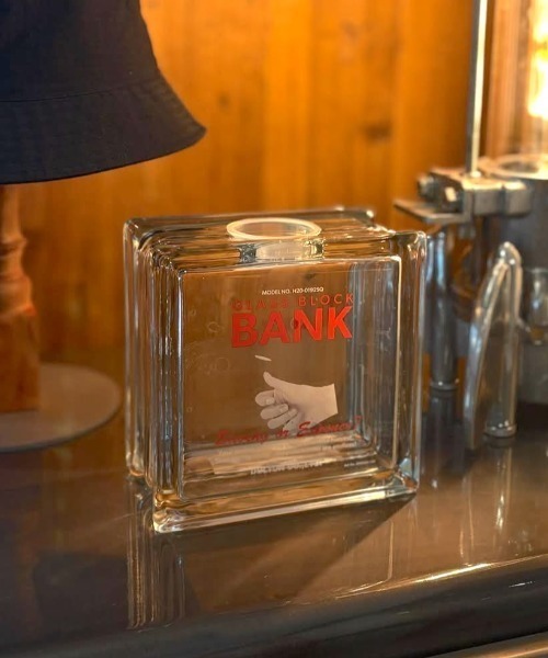 DULTON（ダルトン） インテリア GLASS BLOCK BANK/ガラス 貯金箱