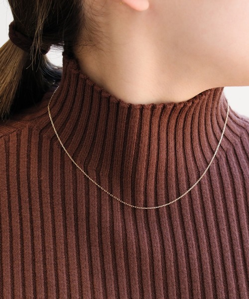 Jewel closet by L&Co. ネックレス K18 ボリューム アズキチェーン