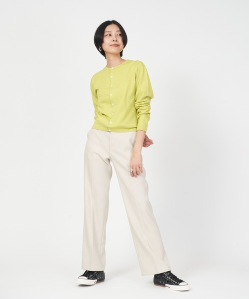 SINOON パンツ スラックス THE SHINZONE スラックス パンツ CENTER PRESS PANTS レディース