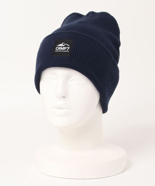 CAMP7 ケーブル編み ニットビーニー ダークグレー CAMP7 ニット帽 ニットキャップ 「CAMP7」CLASSIC KNIT CAP