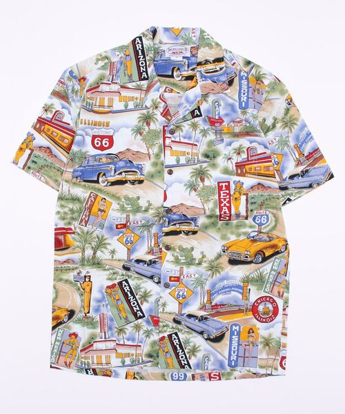 ブラウス シャツ 「PACIFIC LEGEND」MADE IN USA Hawaiian SHIRTS レディース メンズ ブラウス シャツ 「PACIFIC LEGEND」MADE IN USA Hawaiian