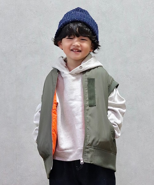 ダウンベスト ダウン □【KIDS】MA-1ベスト :67364612:ZOZOTOWN Yahoo