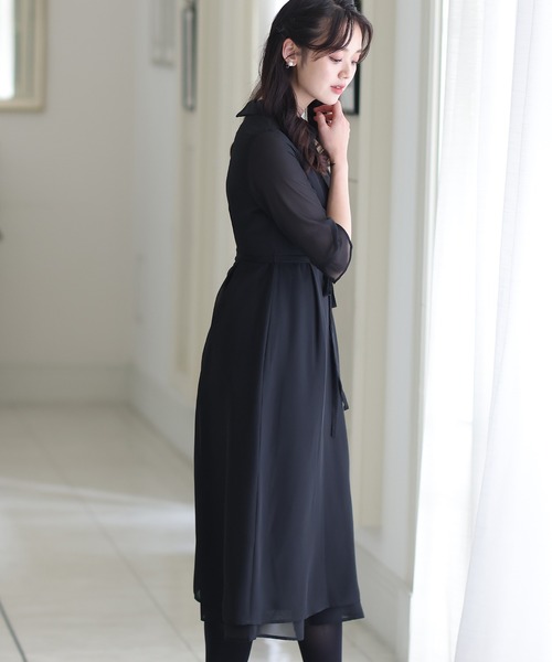 PourVous（プールヴー） ドレス 結婚式 パーティードレス フロント