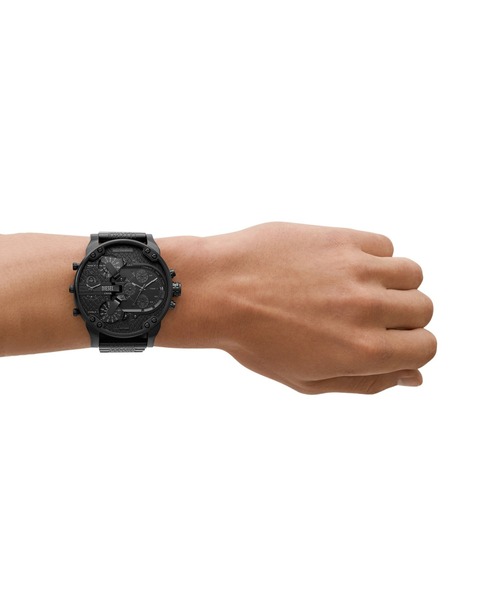DIESEL DZ7408 ブラック/ 時計 Men's Mr. Daddy Two-Tone Stainless Steel Watch | Grey | Diesel