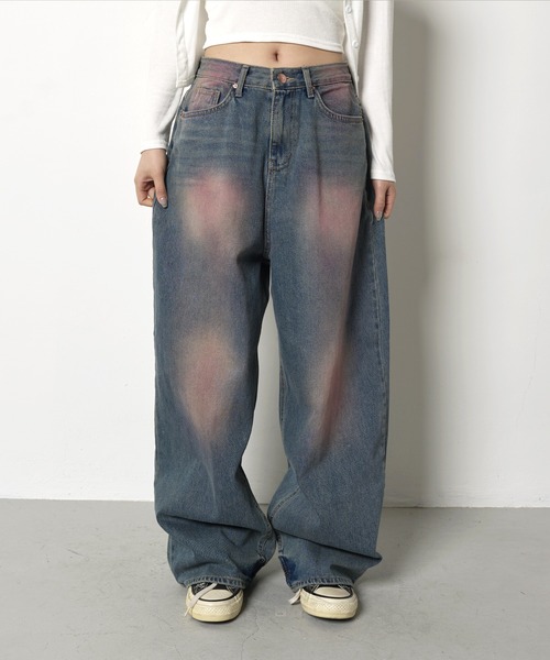 FOLLOWIN ジーンズ デニム デニムパンツ 「UNISEX」ヴィンテージ