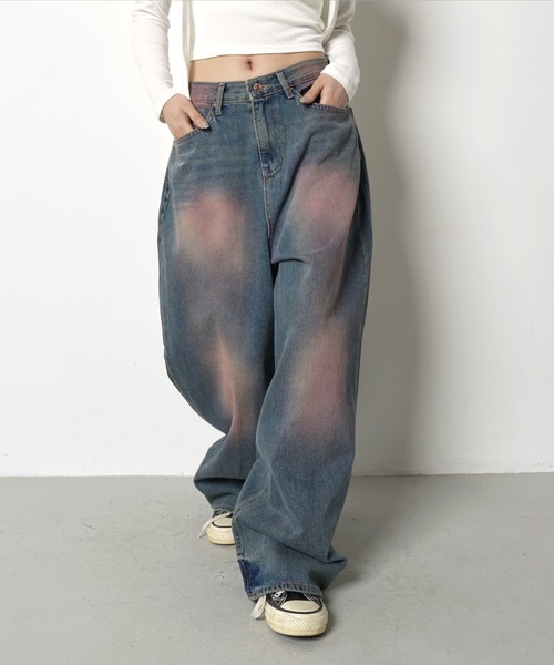FOLLOWIN ジーンズ デニム デニムパンツ 「UNISEX」ヴィンテージ