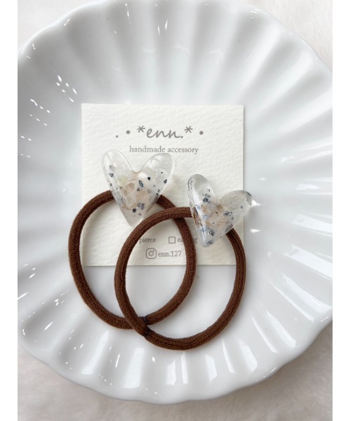 レジンヘアゴム デザイン（レディースヘアアクセサリー