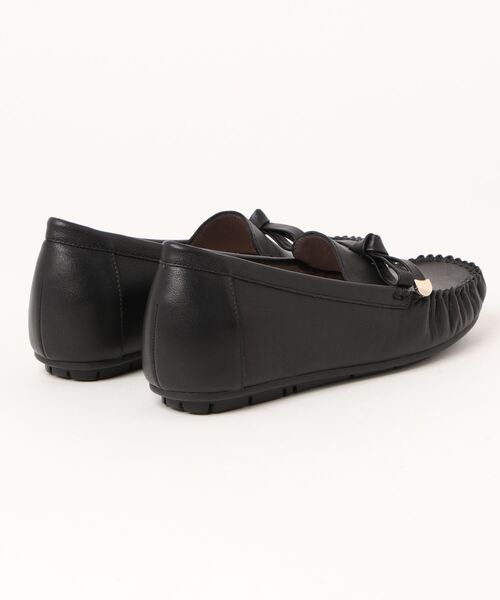 デッキシューズ モカシン リボンモチーフドライビングシューズ