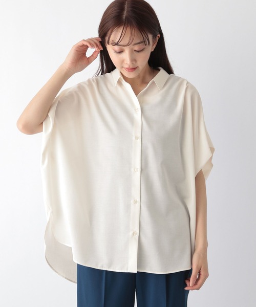 あさん専用 GLOBAL WORK（グローバルワーク） ブラウス シャツ 夏 半袖 お手入れ