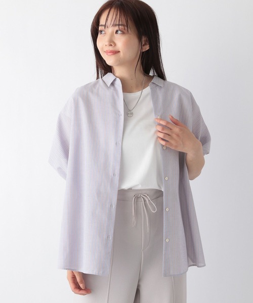 GLOBAL WORK（グローバルワーク） ブラウス シャツ 夏 半袖 お手入れ