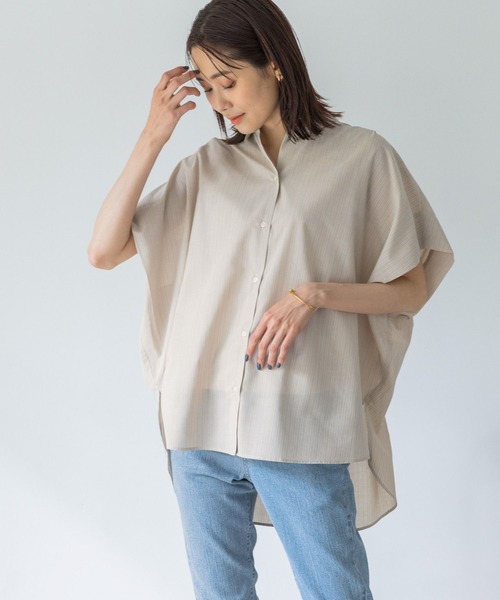 シャツ ブラウス お手入れらくらくポンチョシャツ/177504 レディース | GLOBAL WORK | 06