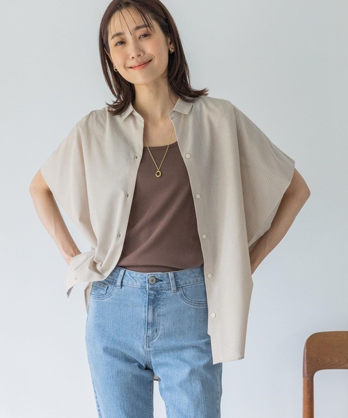 シャツ ブラウス お手入れらくらくポンチョシャツ/177504 レディース | GLOBAL WORK | 09