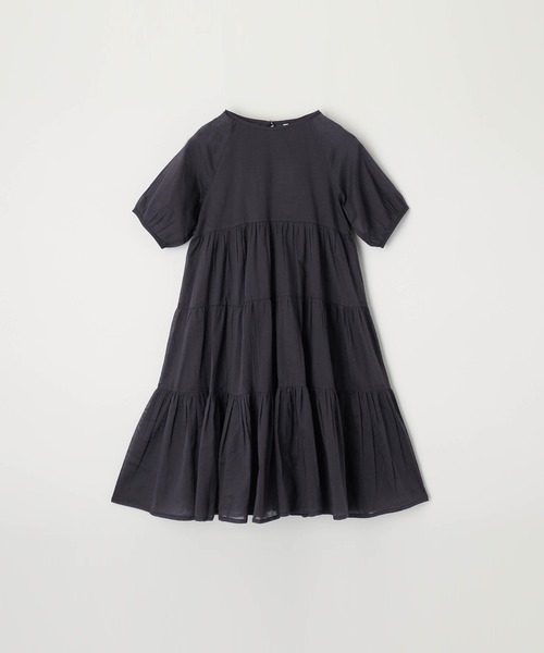 ワンピース キッズ 親子お揃いインド綿ティアードワンピース キッズ  