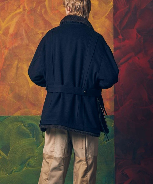 美品】Policeman Boa Prime-Over Blouson