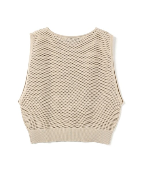ベスト ジレ mizuiro ind メッシュ柄ベスト レディース mizuiroind ベスト ジレ mizuiro ind メッシュ柄ベスト