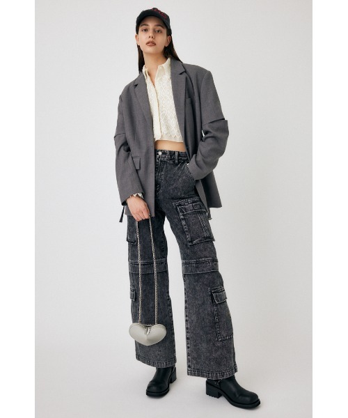 MOUSSY コート アウター CUT OUT ジャケット レディース