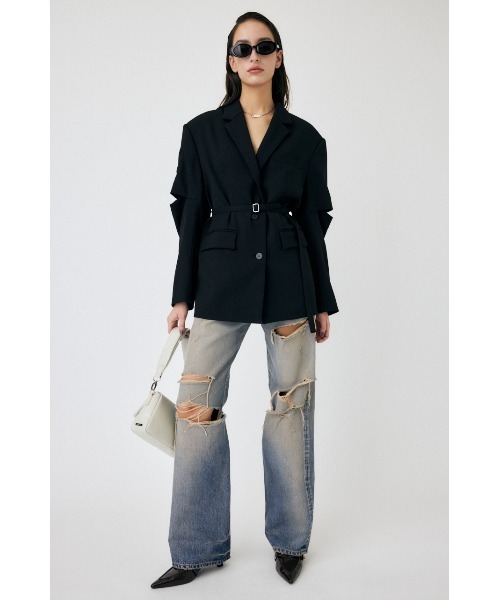 MOUSSY コート アウター CUT OUT ジャケット レディース