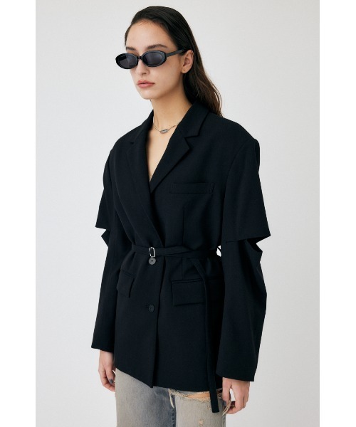 MOUSSY コート アウター CUT OUT ジャケット レディース