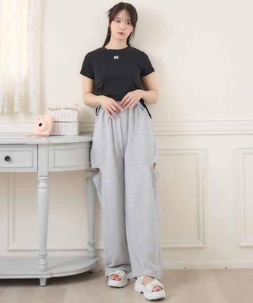 tシャツ ウエストドロストカットソー レディース セール】ドロストカットソー 135763（Tシャツ/カットソー