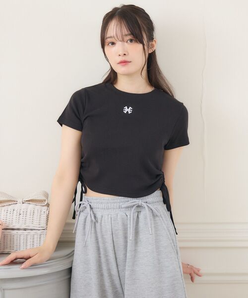 Emsexcite（エムズエキサイト） tシャツ 半袖 サイドオープンドロスト
