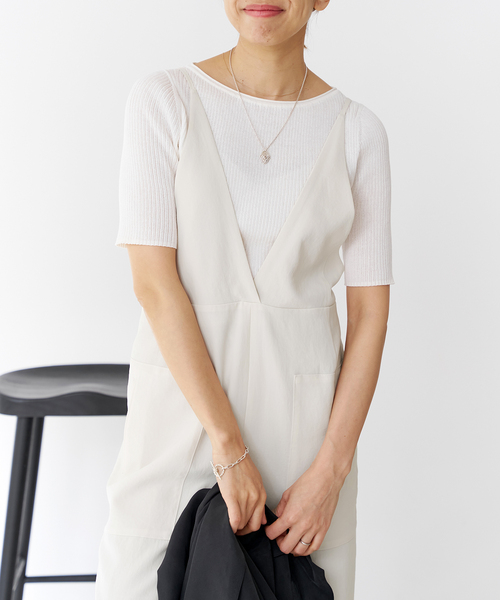 IENA サロペット オーバーオール TWILL 2way レディース