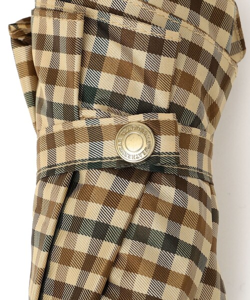 【美品】Traditional Weatherwear 折りたたみ傘 チェック柄 TRADITIONAL WEATHERWEAR（トラディショナル ウェザーウェア