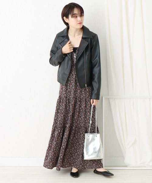 libelle more レザージャケット ライダース エコレザー