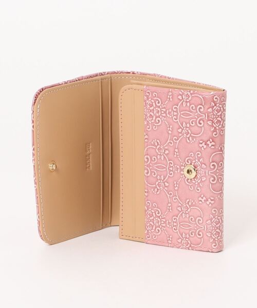 【SSS品】Anna Sui アナスイ レザー 財布 二つ折り財布 ピンク ANNA SUI 財布 SUI(アナスイ) ルーミー 二つ折り財布 レディース