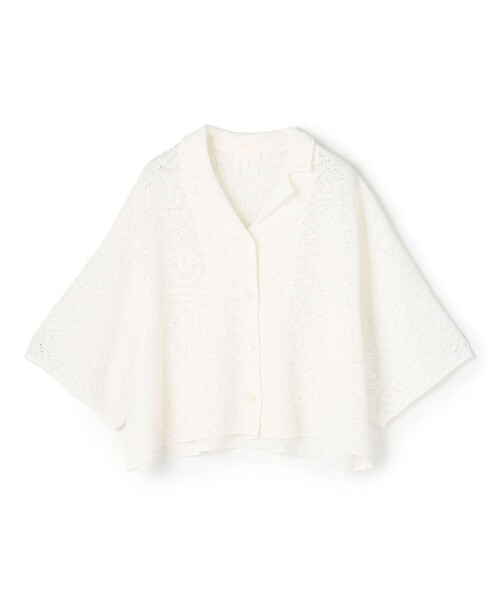 【SALE】 Ballsey 「BALLSEY」 カーディガン S ホワイト レディース トップス