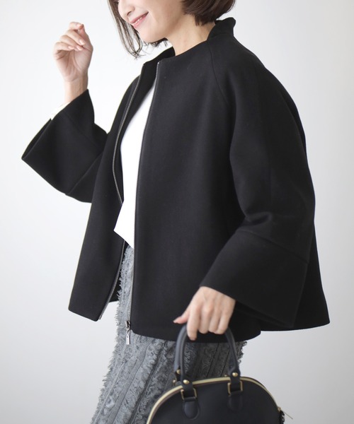 Ehre style（エーレスタイル） ピーコート pコート ショート丈で！寒さ