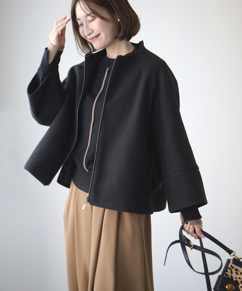 Ehre style（エーレスタイル） ピーコート pコート ショート丈で！寒さ