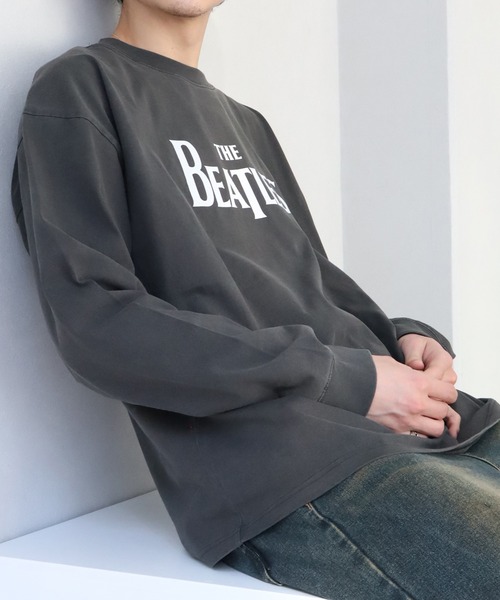 THE BEATLES ビートルズ Tシャツ　長袖　ロンT ロングスリーブ 新品 The Beatles tシャツ 「THE BEATLES/ザ ビートルズ」フォト