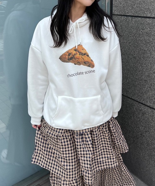 【奥様は魔女】新品 プリント ホワイト パーカー レトロ コーディネート パーカー レトロプリントパーカー レディース : ZOZOTOWN Yahoo!店