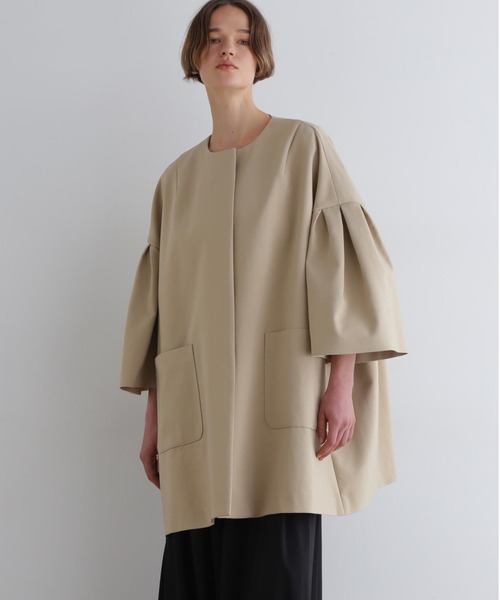 LE PHIL Ｔ／Ｃトリプルクロスコート LE PHIL ノーカラーコート コート T/Cトリプルクロスコート