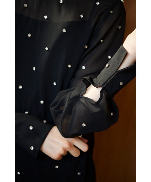 Estella.K ワンピース Odyssey Dress Set ラインストーンミニ