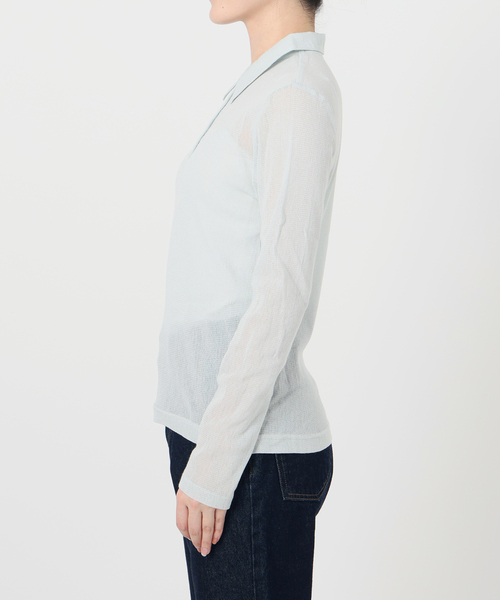 SLOBE IENA ポロシャツ ポロ コットンチュールポロシャツ